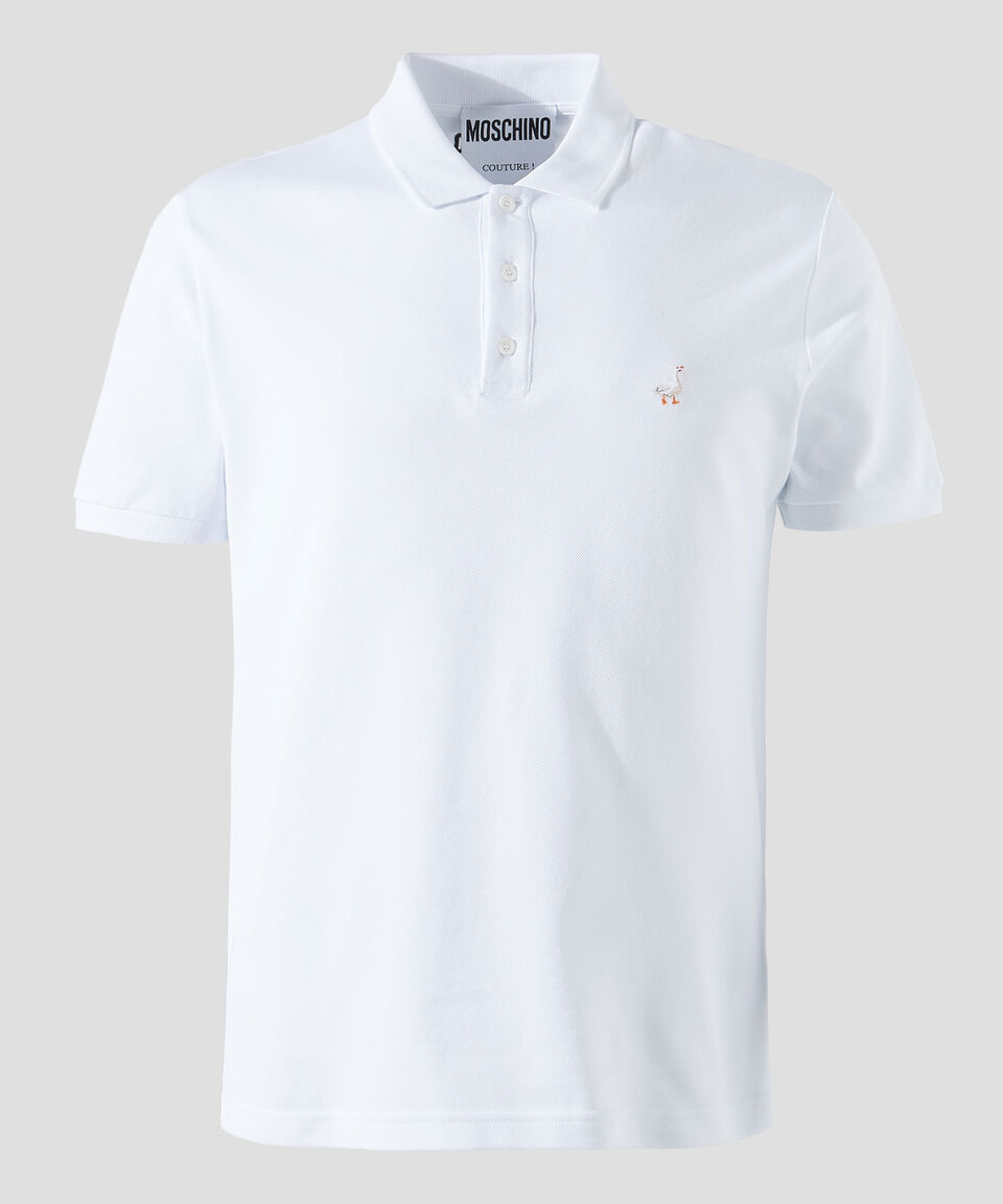 Moschino Playera Tipo Polo Goose Symbol De Manga Corta Hombre