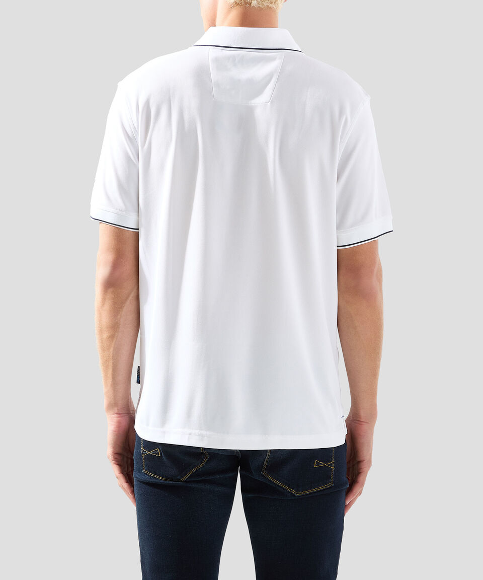 Nautica Playera Tipo Polo Manga Corta Estampada Hombre