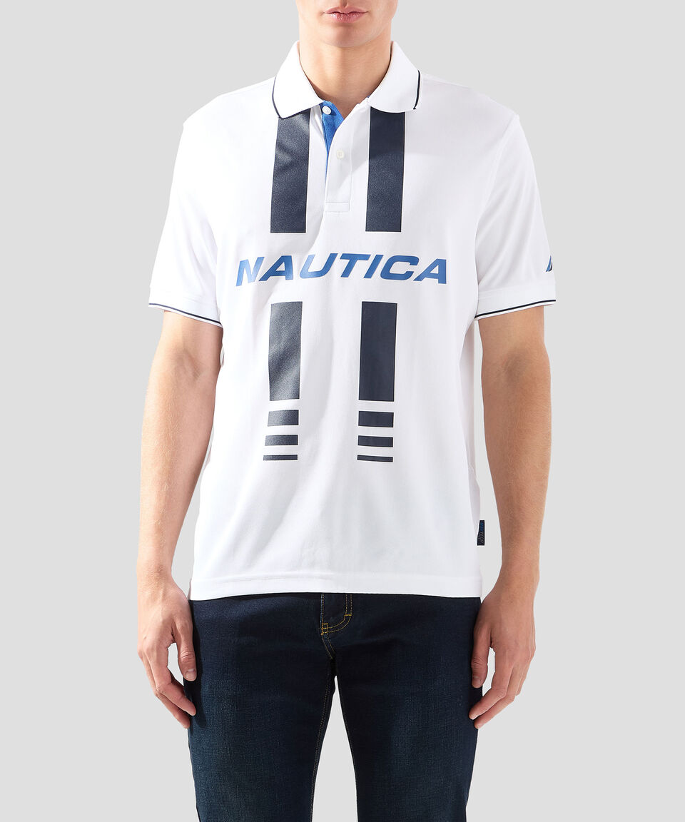 Nautica Playera tipo Polo manga corta estampada Hombre