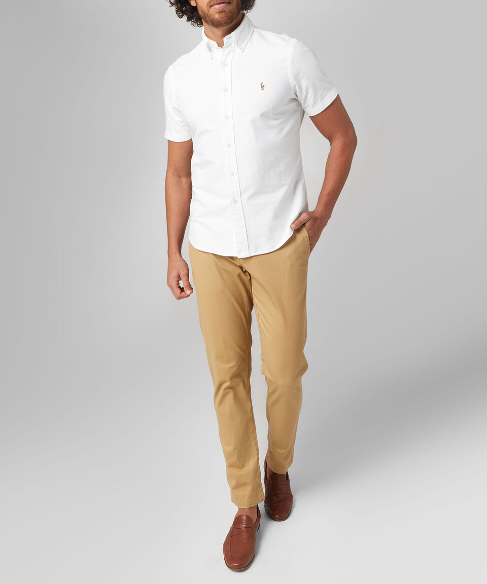 Polo Ralph Lauren Camisa Lisa Manga Corta Hombre