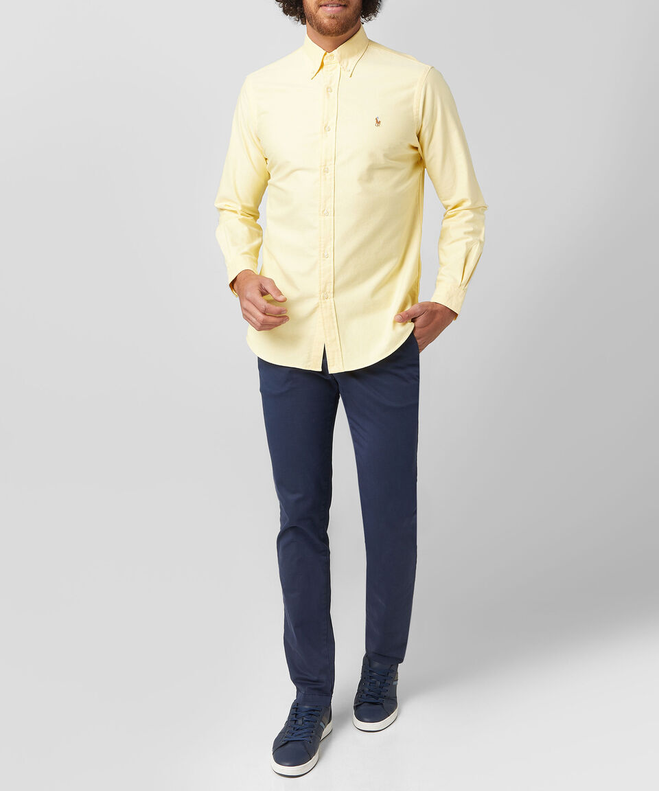 Polo Ralph Lauren Camisa Lisa Manga Larga Hombre