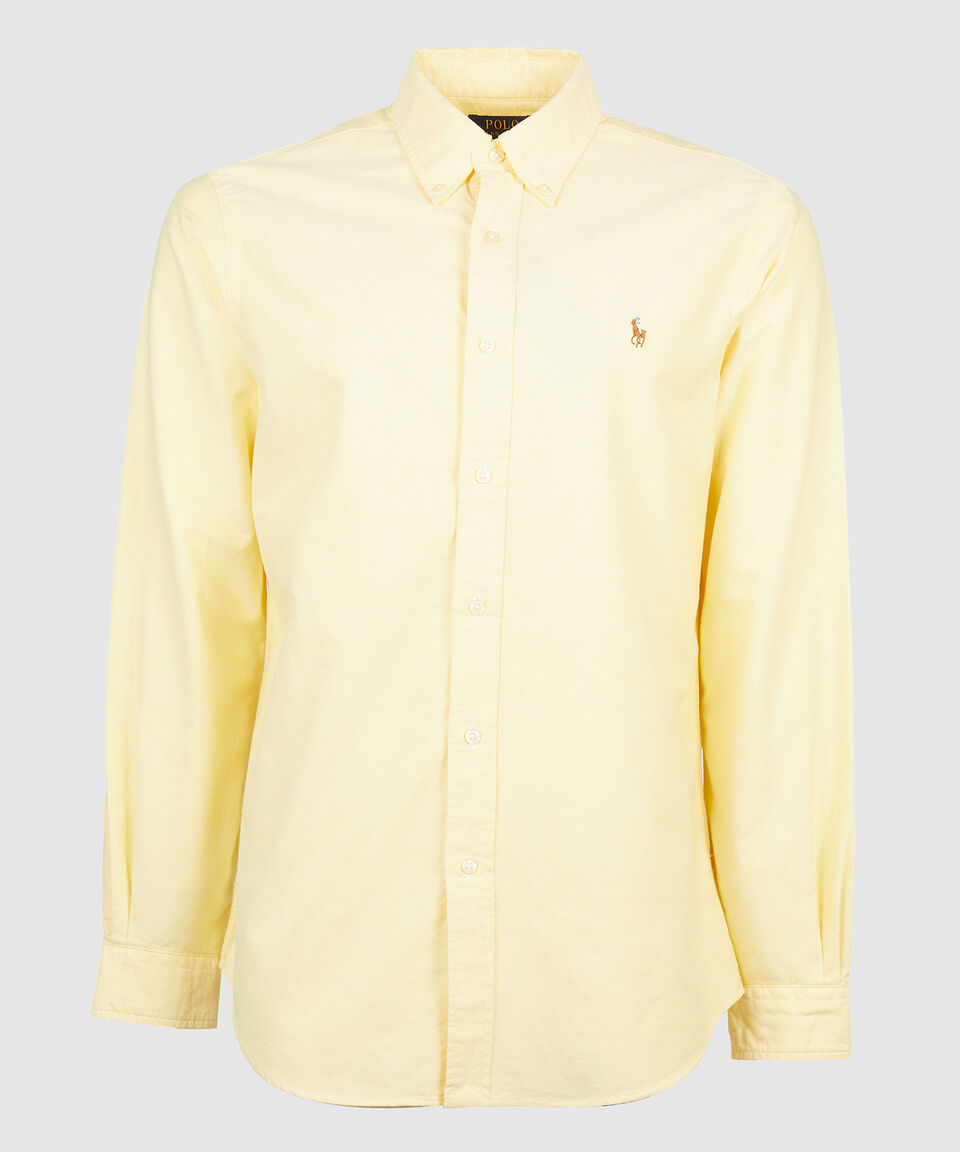 Polo Ralph Lauren Camisa Lisa Manga Larga Hombre