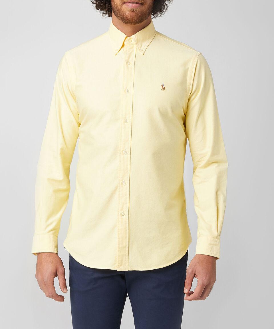 Polo Ralph Lauren Camisa lisa manga larga Hombre