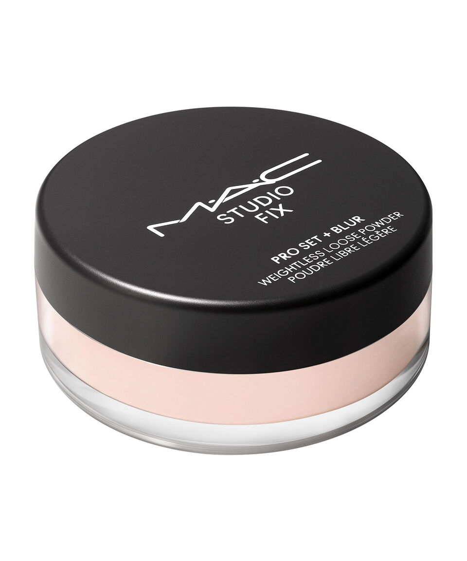 Mac Polvo Fijador Suelto Studio Fix Pro Set + Blur Weightless Loose Powder 6.5 Gr