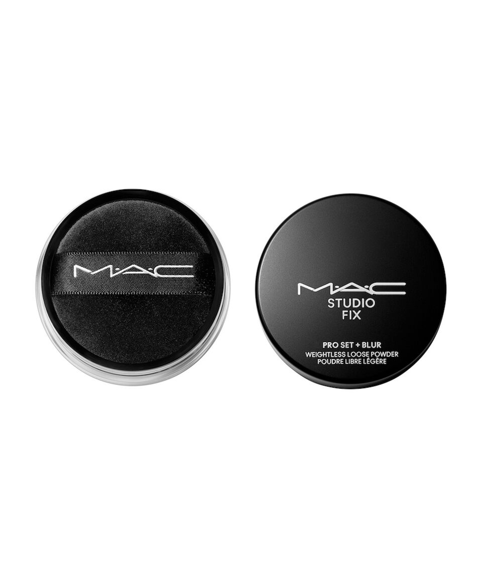 Mac Polvo Fijador Suelto Studio Fix Pro Set + Blur Weightless Loose Powder 6.5 Gr
