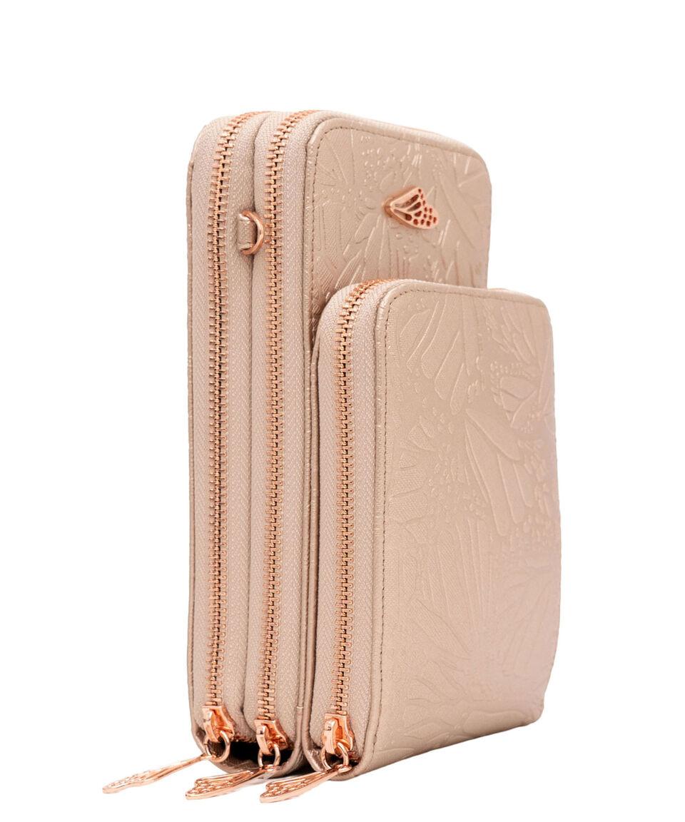Pineda Covalin Porta Celular Grabado Con Mariposa Mujer