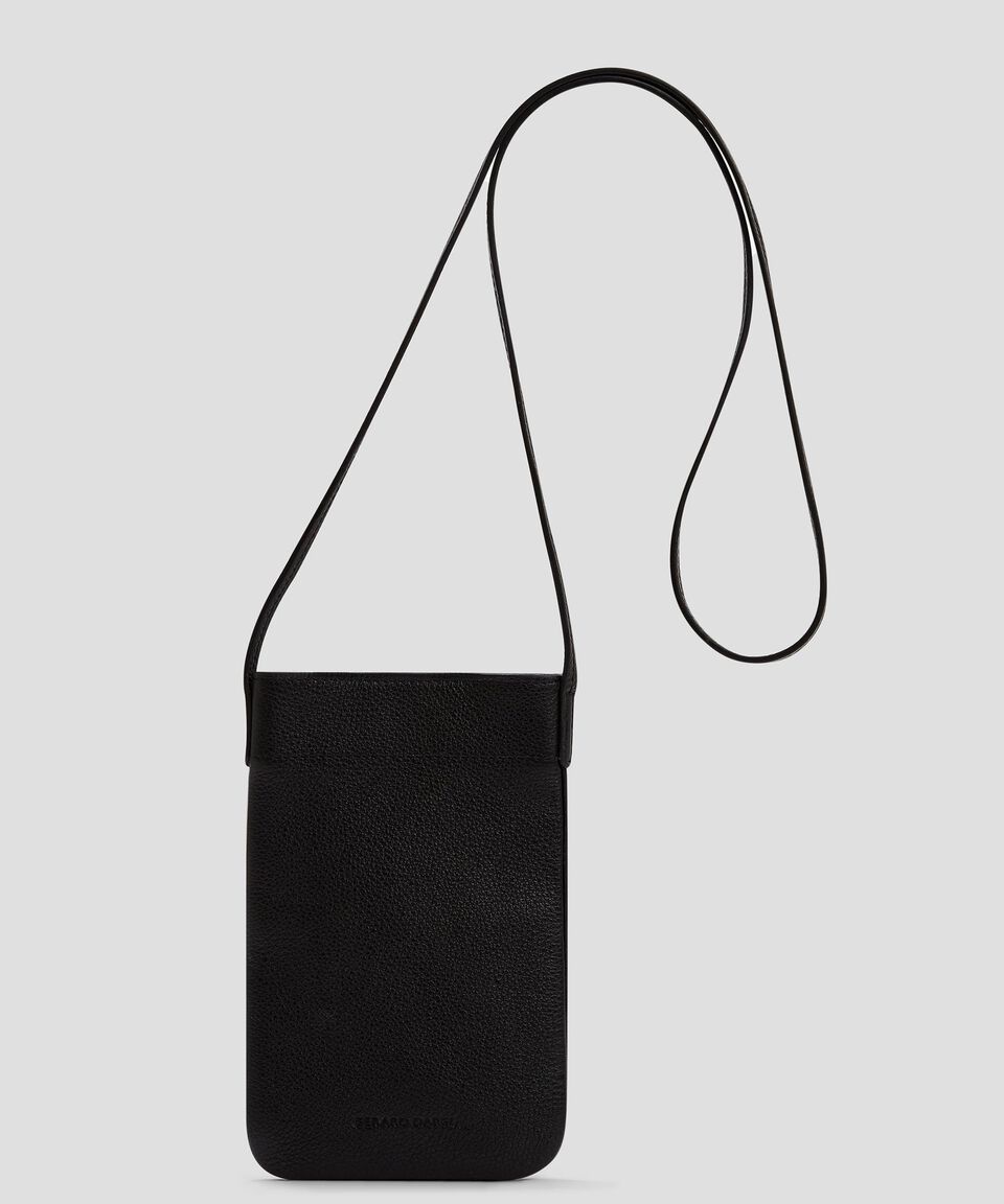 Gerard Darel Porta celular negro en piel LadyPhone Mujer