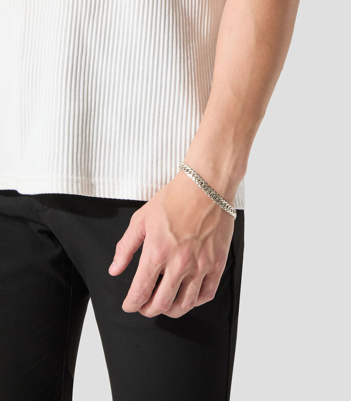 Altezza Rock Pulsera Con Eslabones En Diagonal Hombre