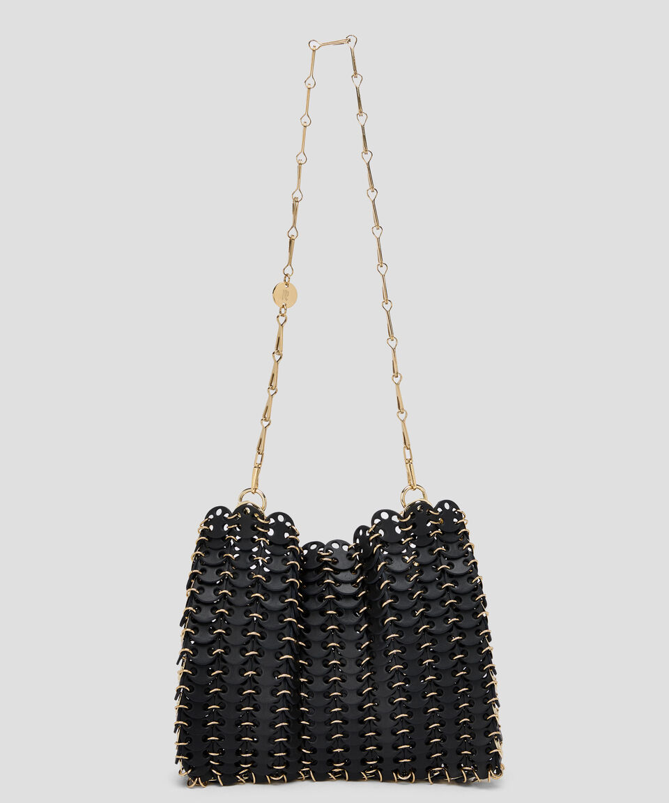 Rabanne Bolsa Shoulder en piel con metálicos Mujer