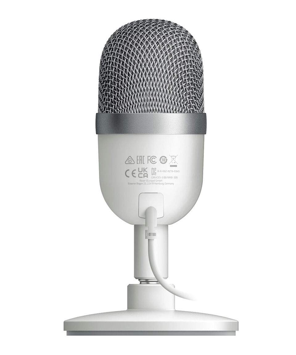 Razer Micrófono Gaming Siren Mini Plata