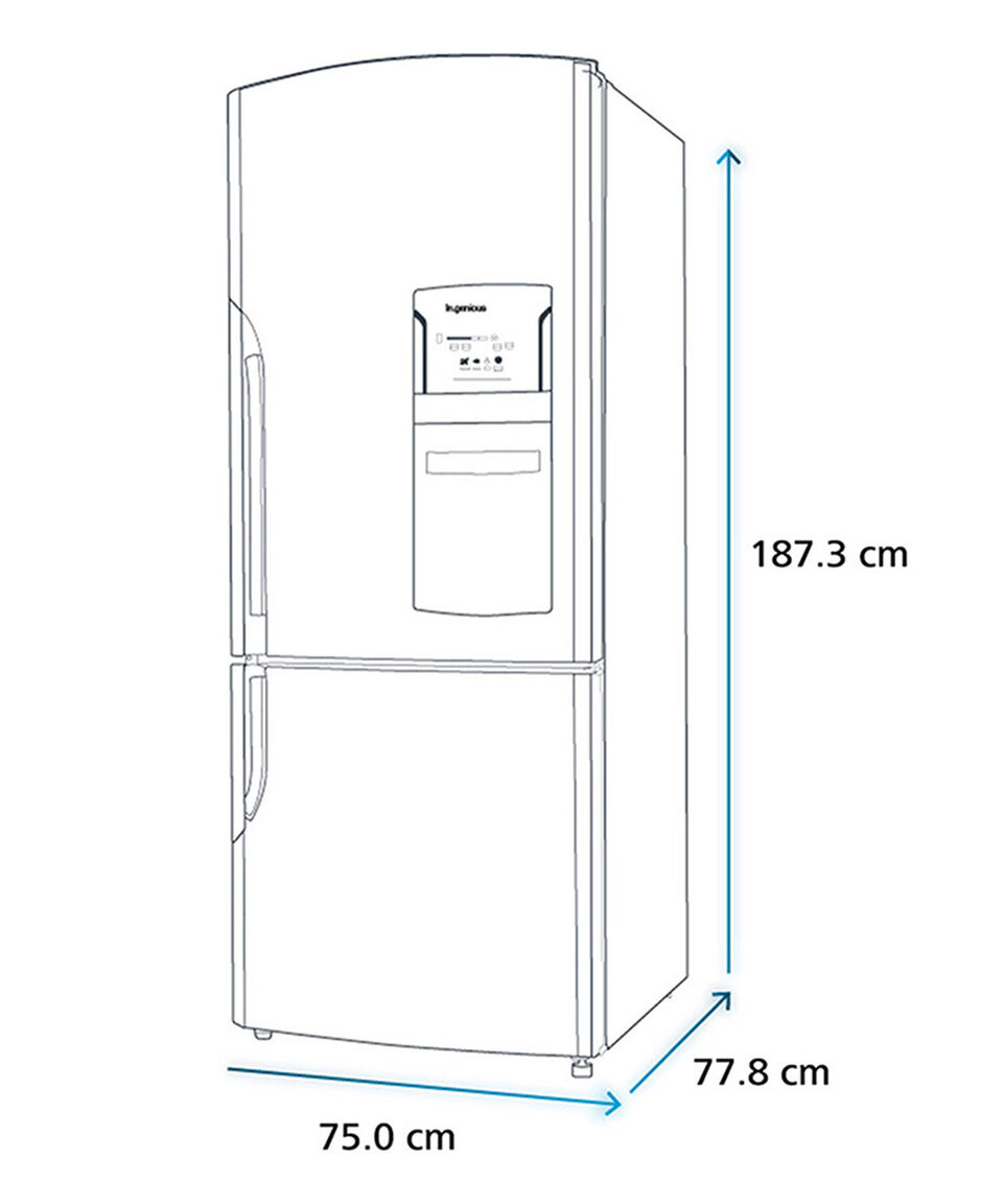 Mabe Refrigerador Bottom Mount De 520 Litros Black Stainless RMB520IWMRP1 Negro