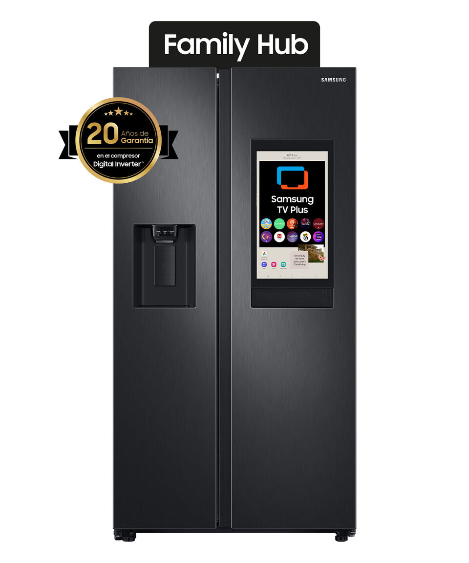 Samsung Refrigerador Family Hub Dúplex 22 p3 Black Matte