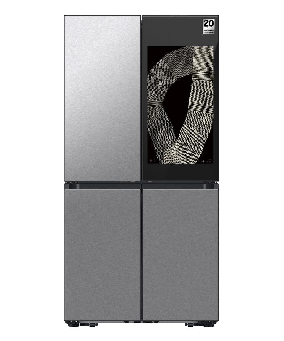 Samsung Refrigerador French Door 23 p3 Family Hub RF23DB9950QDEM Acero