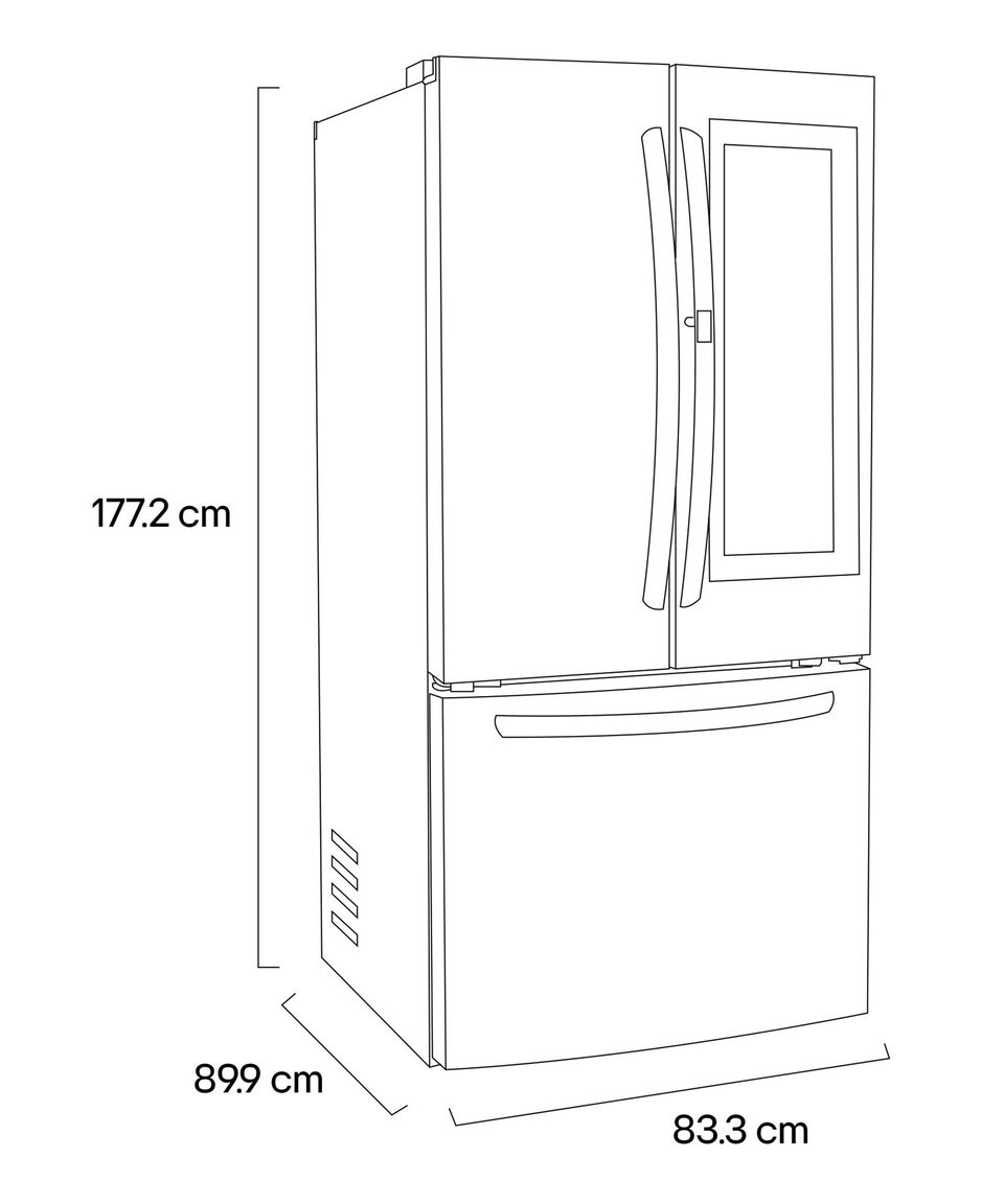 Lg Refrigerador LG French Door 25 P3 InstaView Door-in-Door GM25BQS Plata
