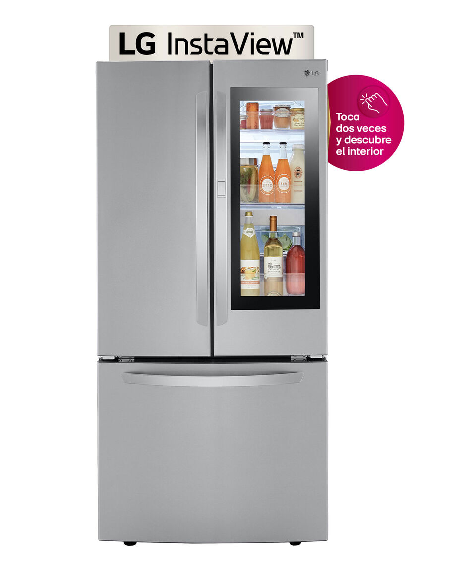 Lg Refrigerador LG French Door 25 P3 InstaView Door-in-Door GM25BQS Plata
