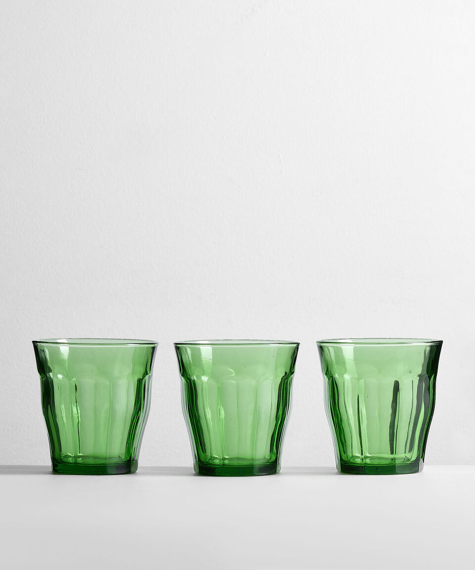 Regalos Siglo XXI Set 6 vasos Picardie - verde