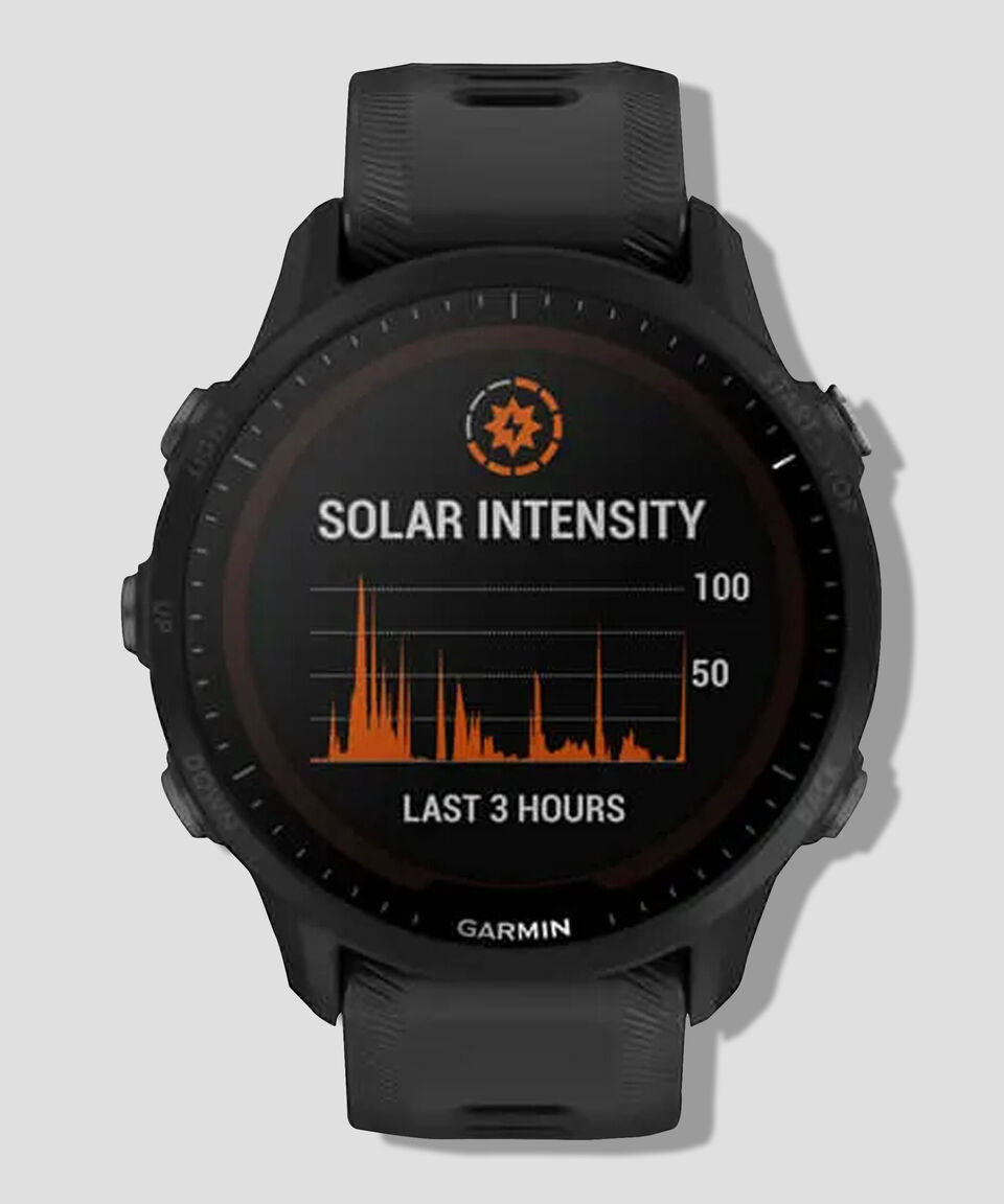Garmin Reloj deportivo Forerunner 955 Solar para entrenamiento