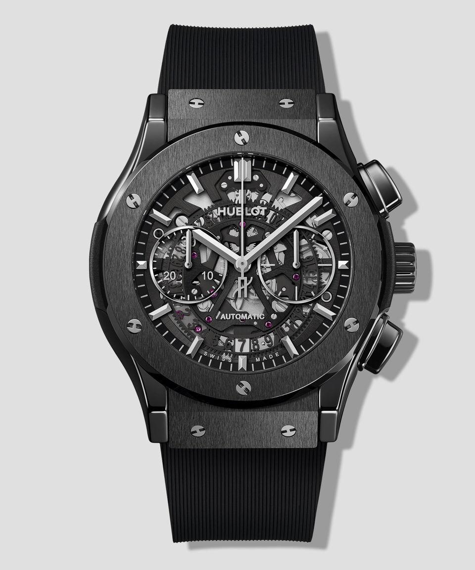 Hublot Reloj Para Hombre Aerofusion Black Magic Casual Negro