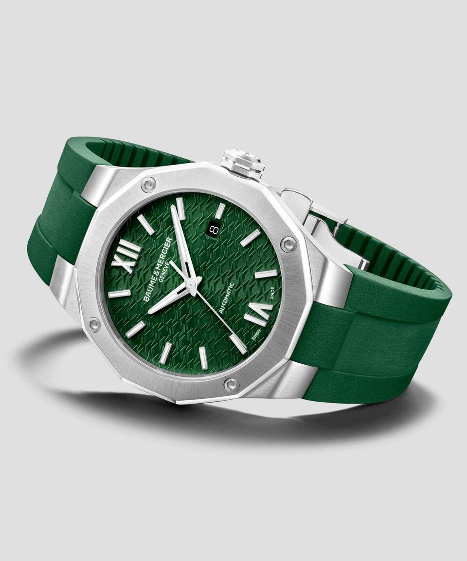 Baume & Mercier Reloj Para Hombre Geneve Casual Acero Verde