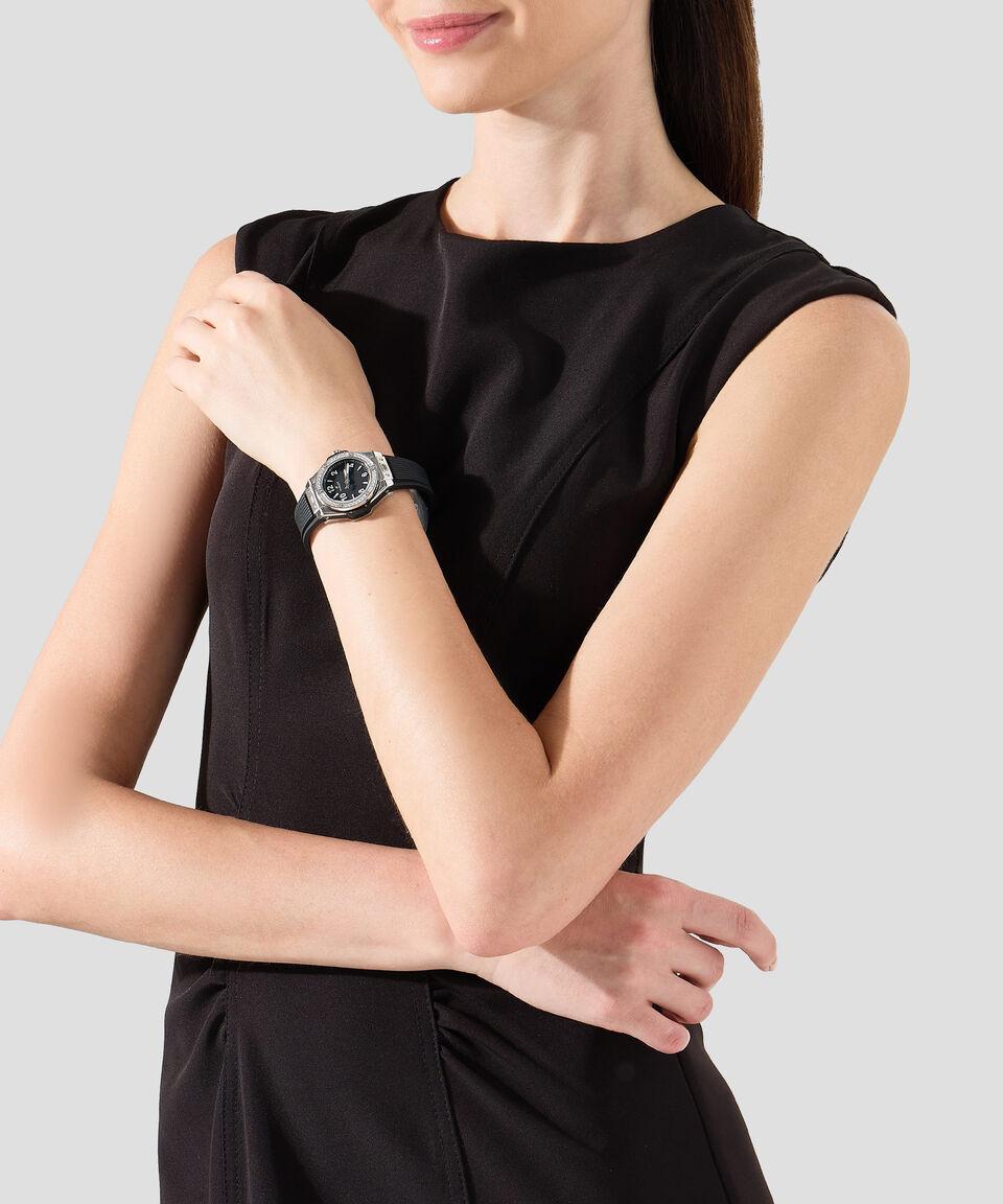 Hublot Reloj Para Mujer Bing Bang One Clic Casual Plateado Negro