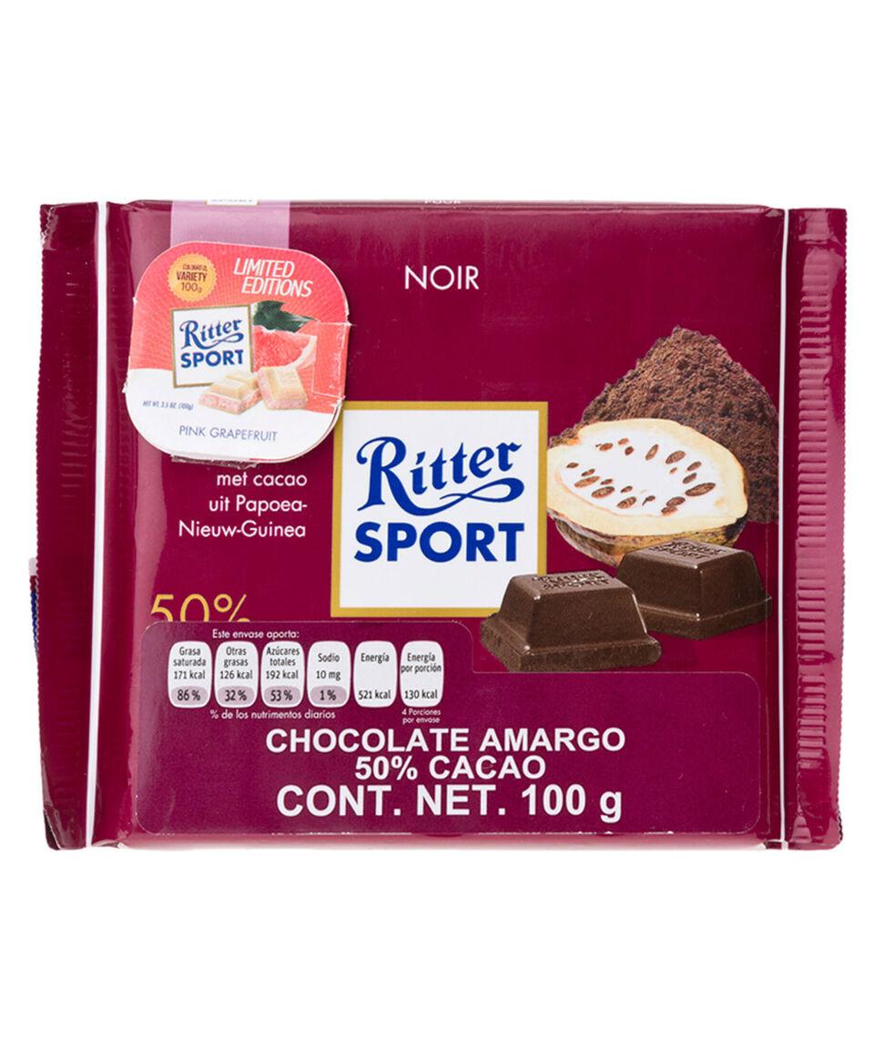 Ritter Sport Chocolate Amargo 50% Cacao 50 g