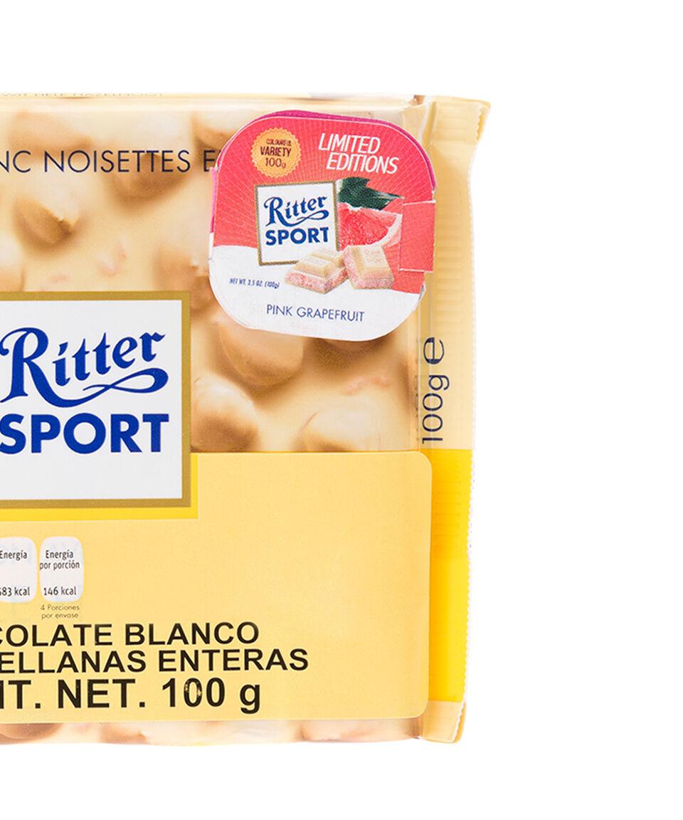 Ritter Sport Chocolate Blanco Con Avellanas 100 G