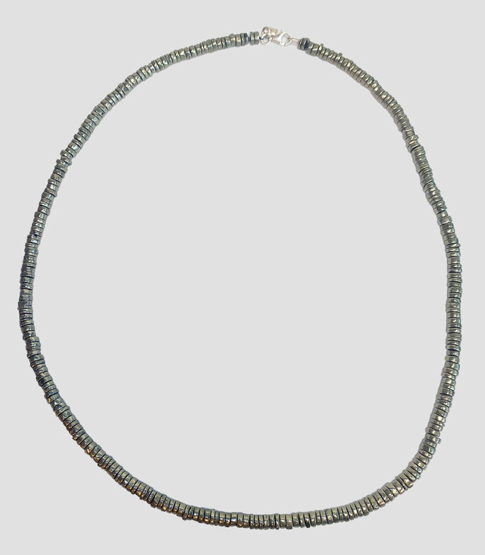 Rock & Jewel Collar con Pirita Hombre