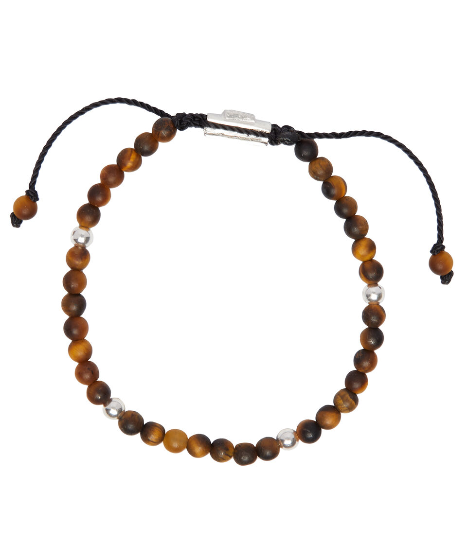 Rock & Jewel Pulsera Ojo De Tigre Hombre