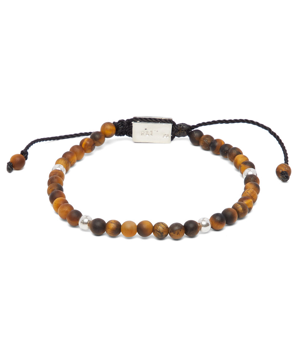 Rock & Jewel Pulsera Ojo de Tigre Hombre