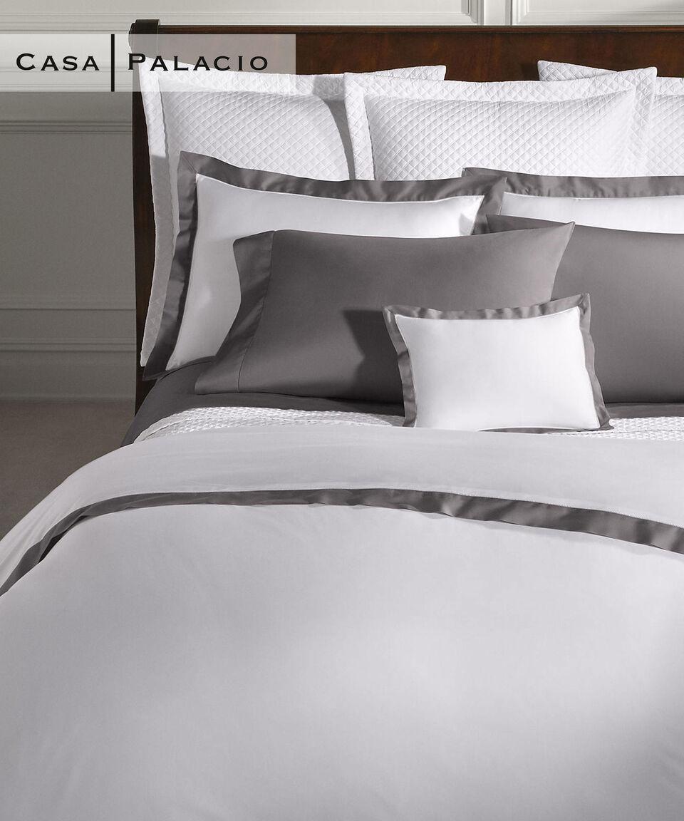 Ralph Lauren Home Collection Sábana de cajón Queen Size en algodón Sateen grafito