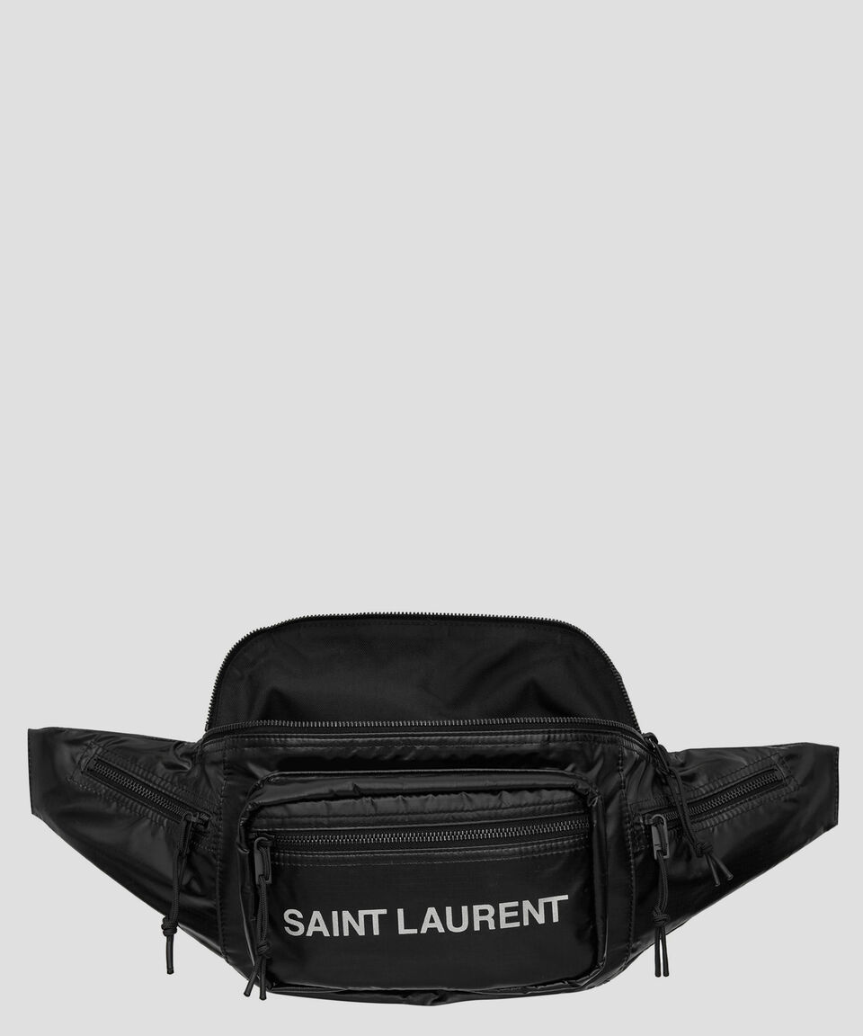 Saint Laurent Paris Cangurera Nuxx Negra Hombre