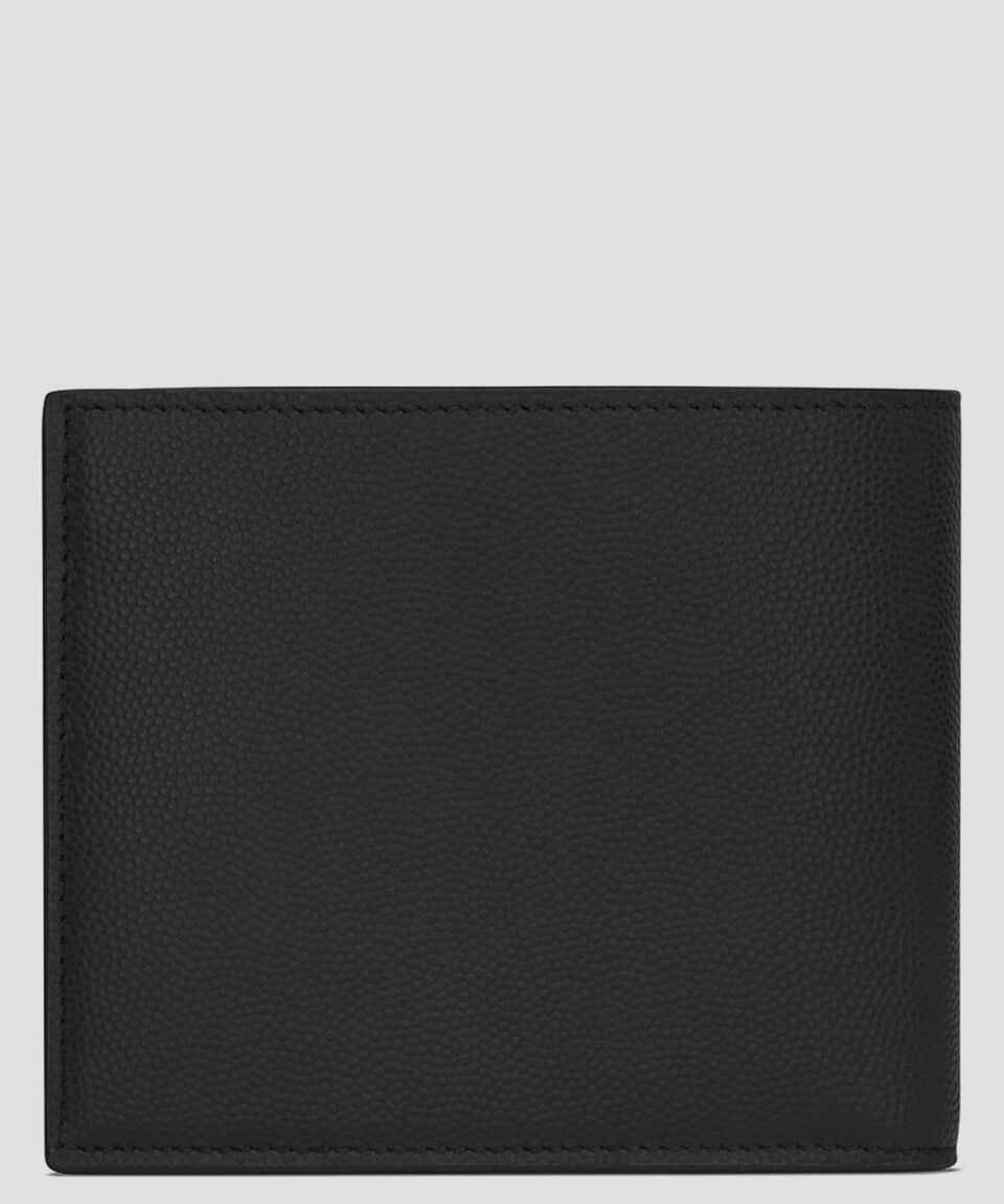 Saint Laurent Paris Cartera Bifold En Piel Hombre