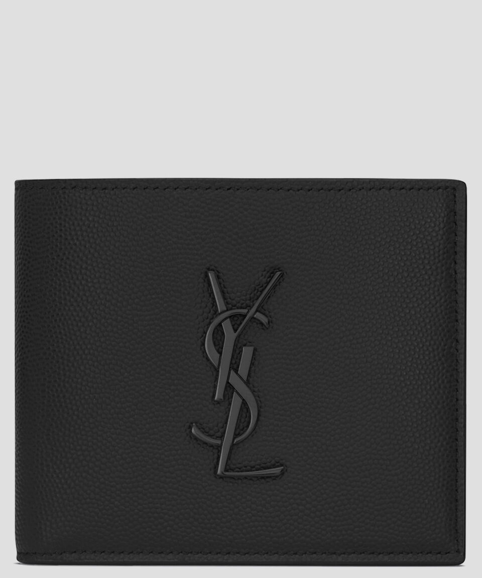 Saint Laurent Paris Cartera bifold en piel Hombre