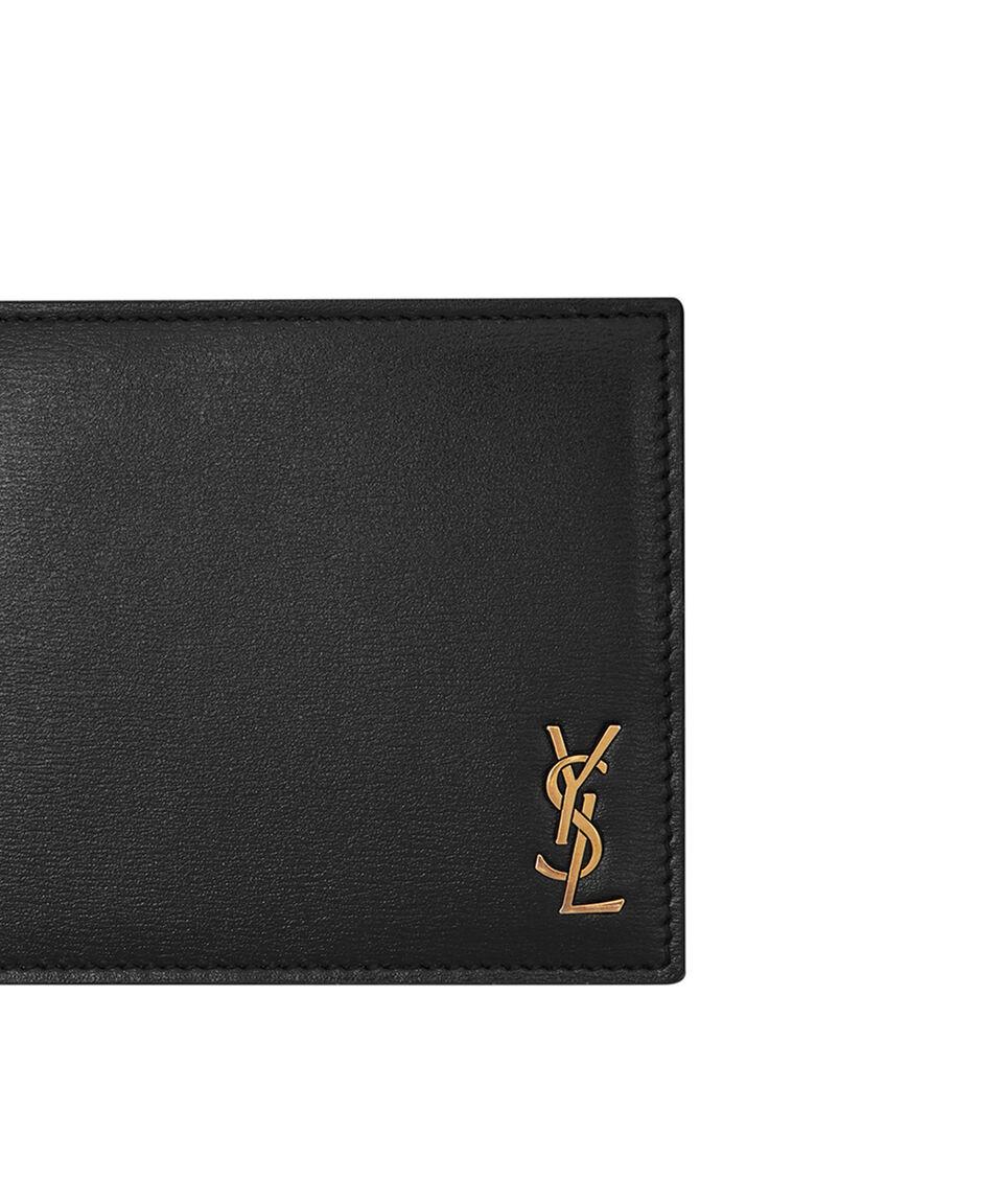 Saint Laurent Paris Cartera Bifold En Piel Hombre
