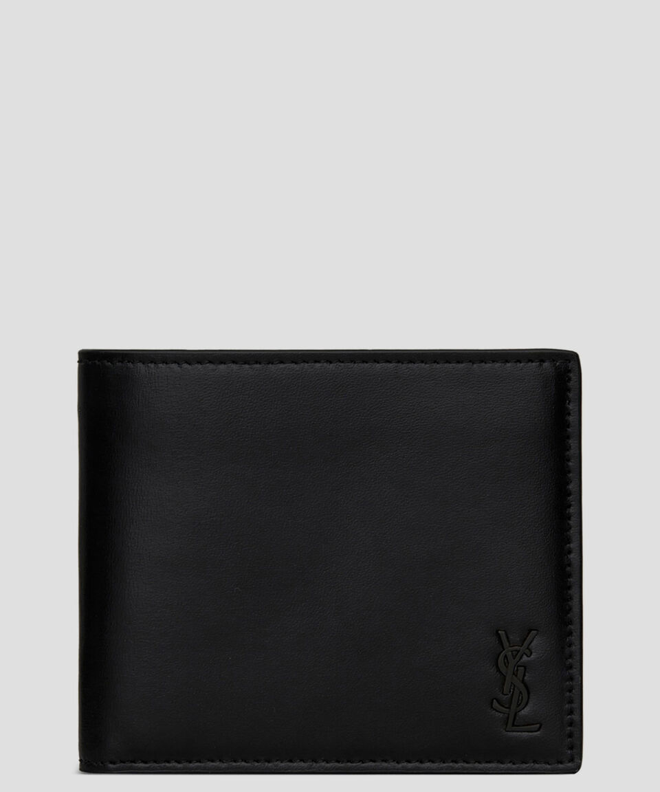 Saint Laurent Paris Cartera bifold en piel Hombre