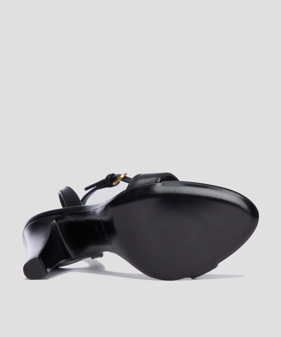 Saint Laurent Paris Sandalias Con Tacón Alto Mujer