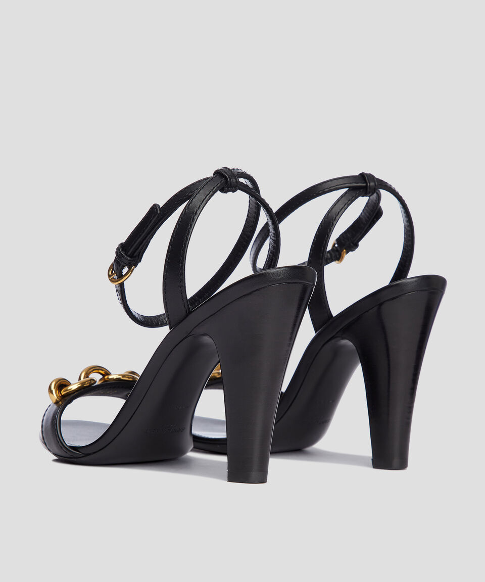 Saint Laurent Paris Sandalias Con Tacón Alto Mujer