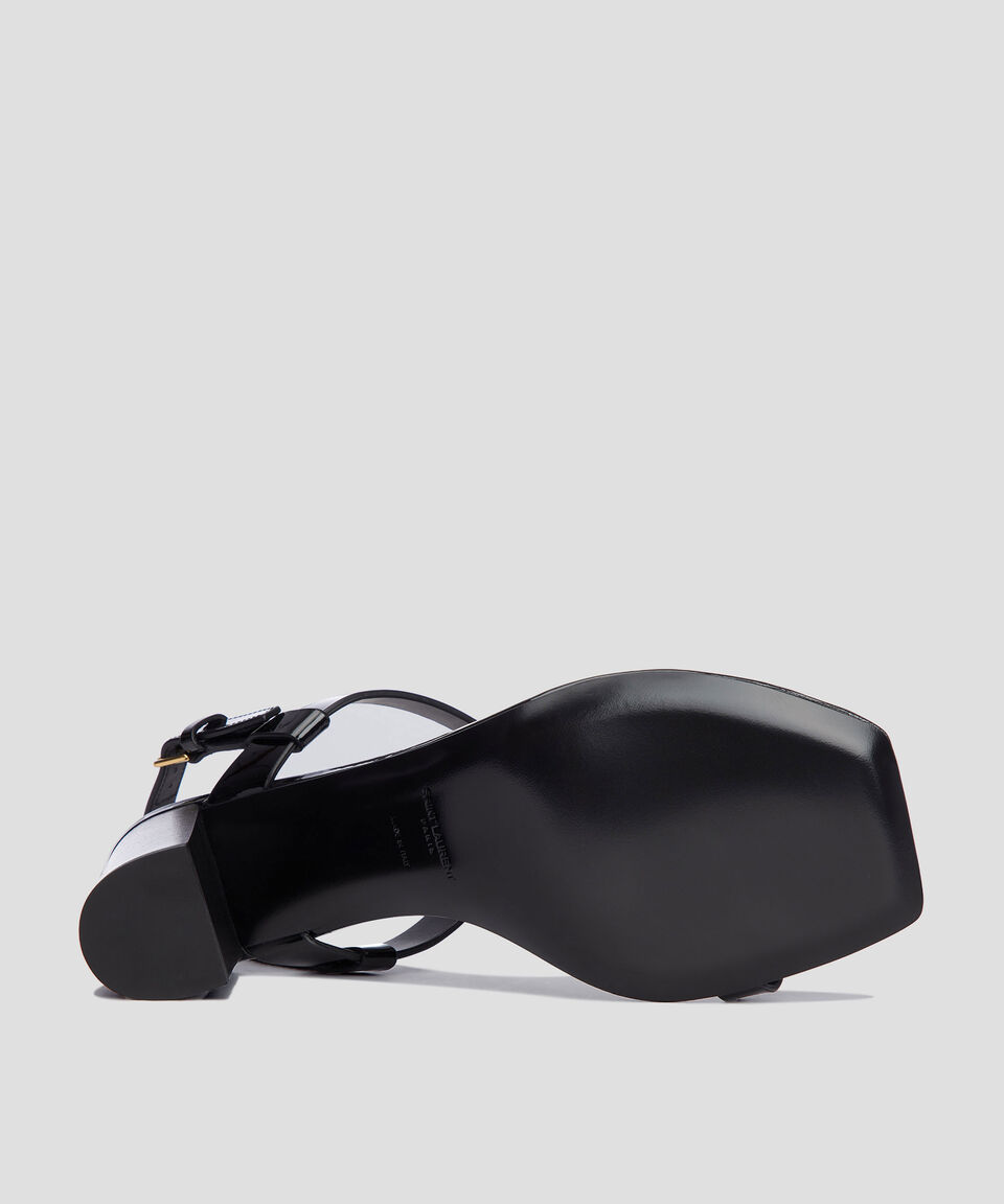 Saint Laurent Paris Sandalias Con Tacón Alto Mujer