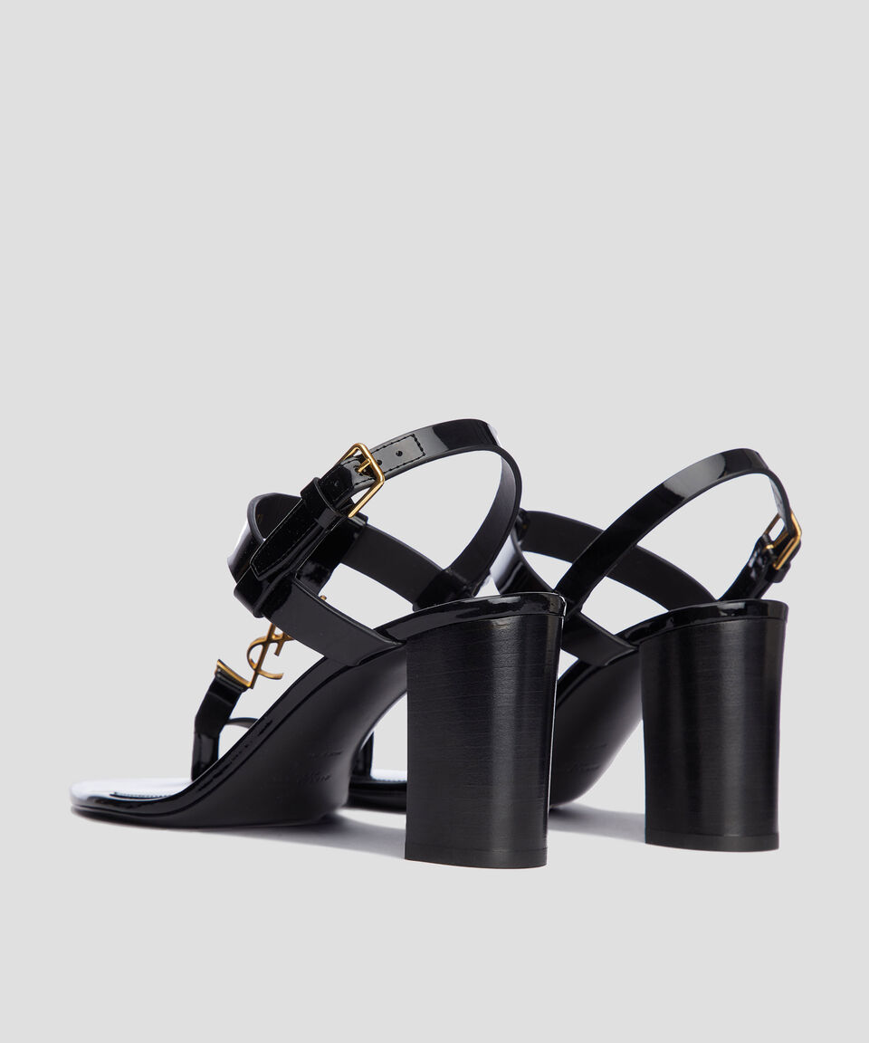 Saint Laurent Paris Sandalias Con Tacón Alto Mujer