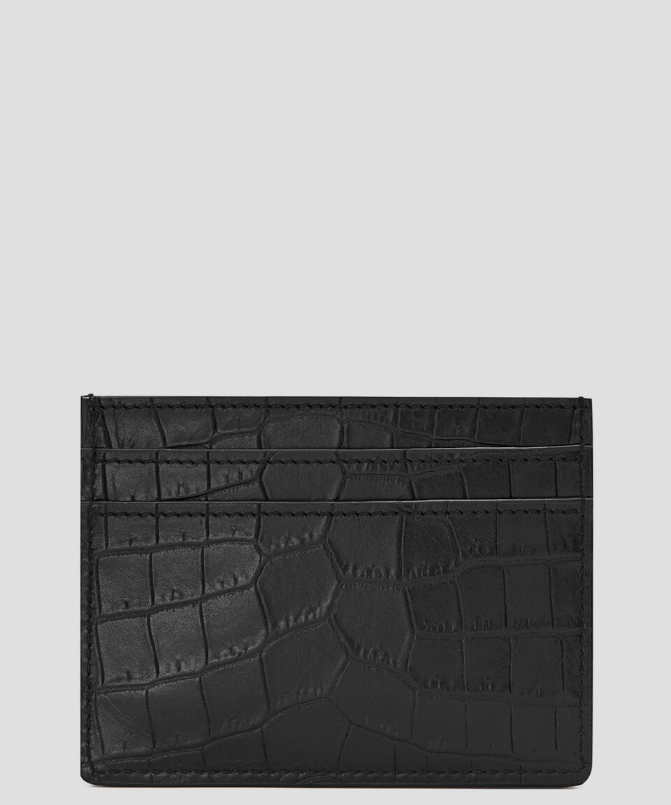 Saint Laurent Paris Tarjetero En Piel Hombre