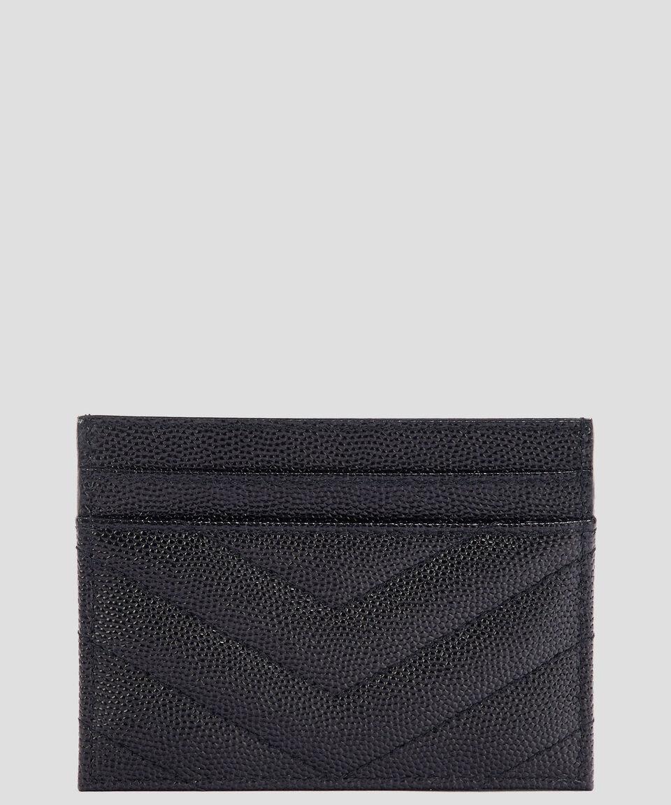 Saint Laurent Paris Tarjetero En Piel Mujer