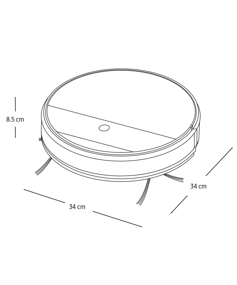 Samsung Aspiradora Trapeadora Robot Negra