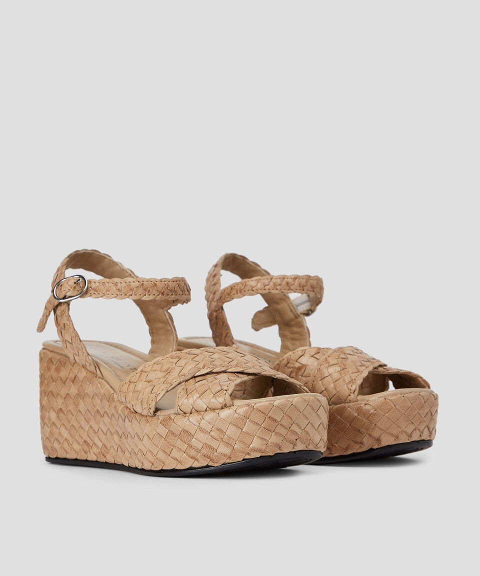 Pons Quintana Sandalias Con Plataforma En Piel Mujer