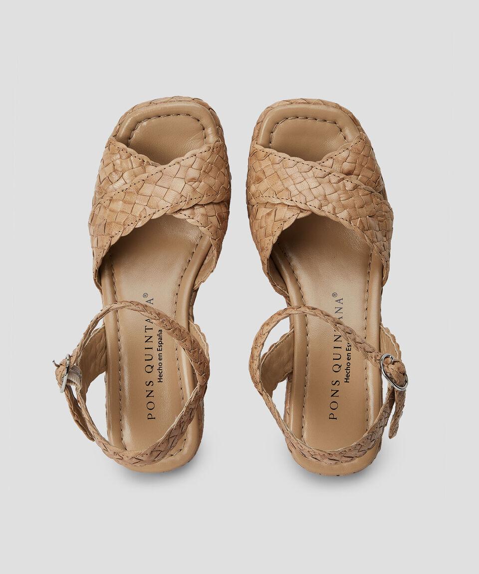 Pons Quintana Sandalias Con Plataforma En Piel Mujer