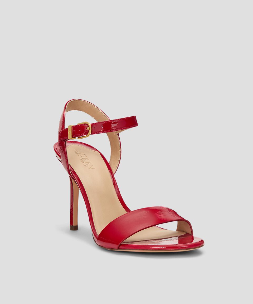 Lauren Ralph Lauren Sandalias Con Tacón Alto De Aguja En Piel Mujer