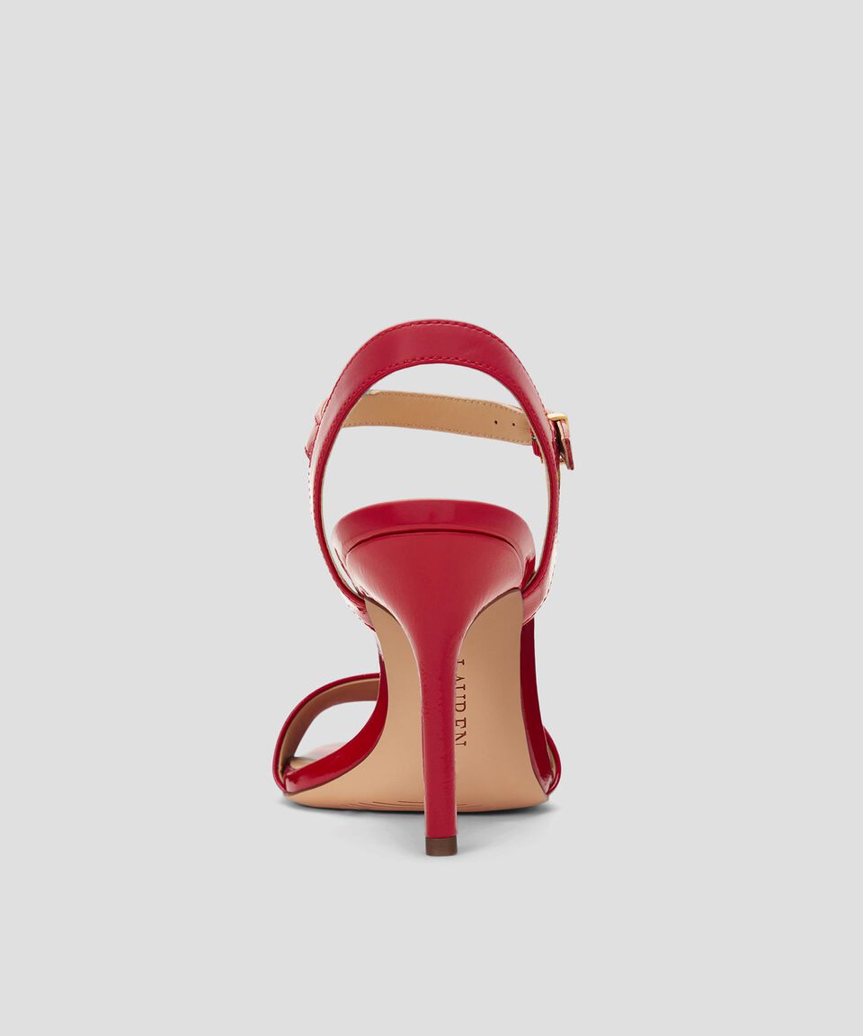 Lauren Ralph Lauren Sandalias Con Tacón Alto De Aguja En Piel Mujer