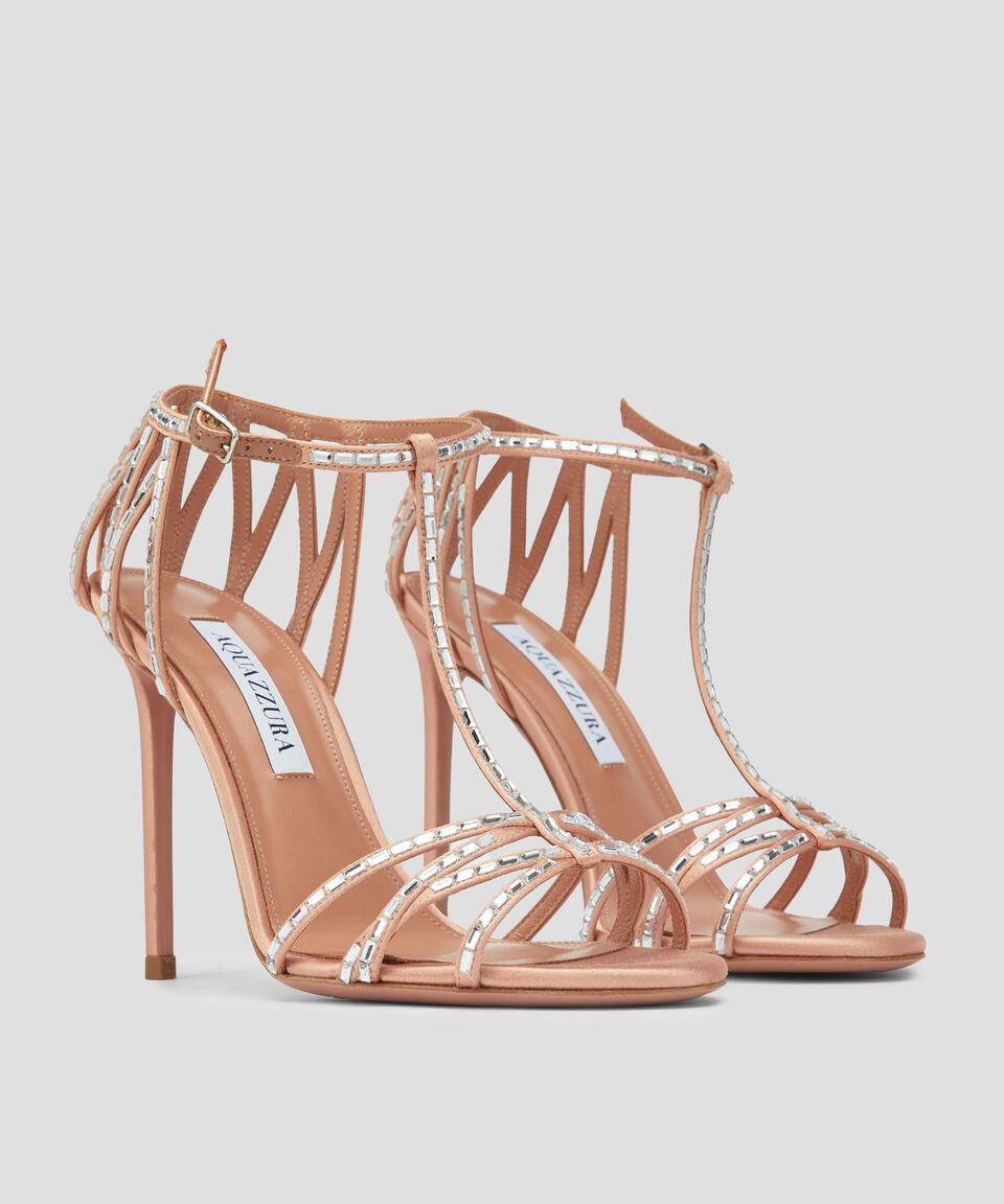 Aquazzura Sandalias Con Tacón Alto De Aguja Forever More Mujer