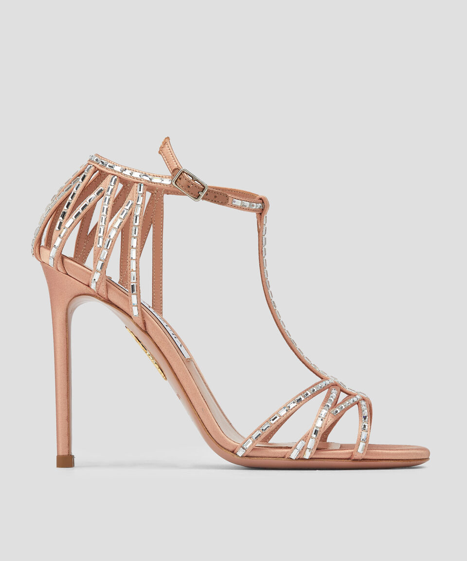 Aquazzura Sandalias con tacón alto de aguja Forever More Mujer