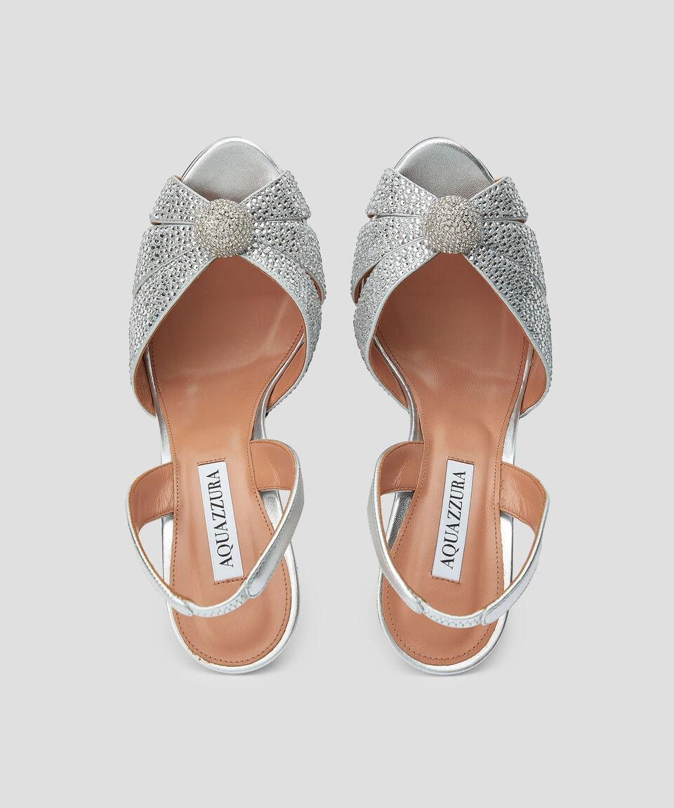 Aquazzura Sandalias Con Tacón Alto De Aguja Italian Flirt En Piel Mujer