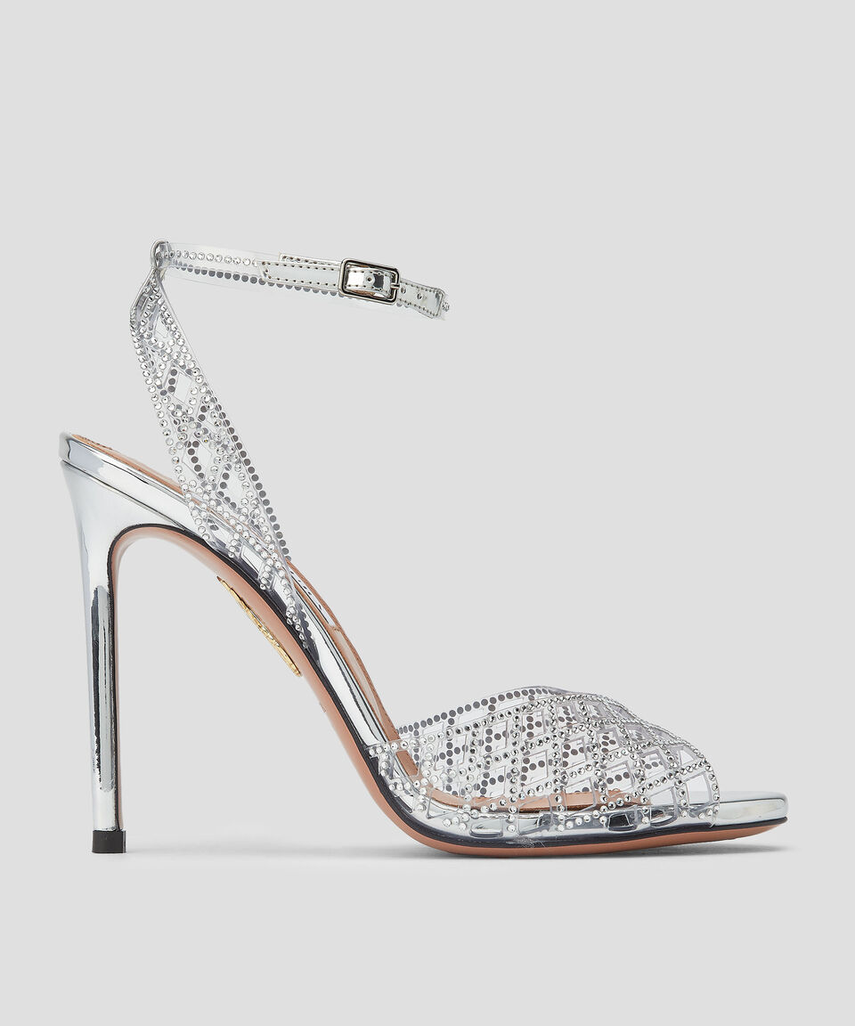 Aquazzura Sandalias con tacón alto de aguja Lumiere Mujer